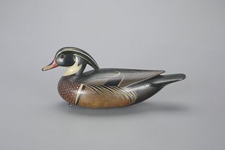 Exceptional Wood Duck Decoy by Mark S. McNair (b. 1950)