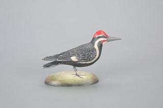 Miniature Pileated Woodpecker by Frank S. Finney (b. 1947)