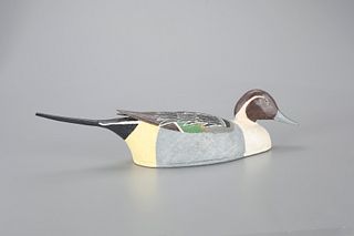 Tucked-Head Pintail Decoy by Harold "Pappy" Kidwell (1895-1982)