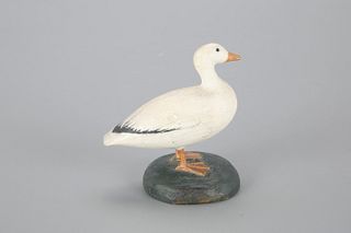 Miniature Snow Goose by Levi W. Witham (1853-1939)