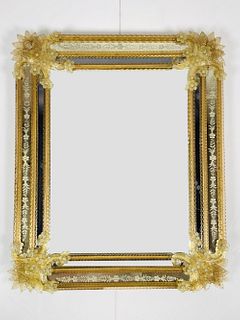 Breathtaking Venetian Reversed Etched Mirror