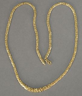 14K gold chain, lg. 20in. 9.1 grams