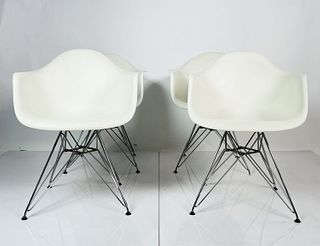Charles & Ray Eames,  Eiffel Armchairs With Molded Seats