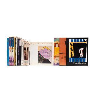 Libros sobre Arte Europeo. The Treasury of painting through fice centuries / Joan Miró 1893 - 1983. Piezas: 17.