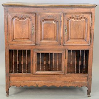 Louis XV style cabinet with four doors. ht. 46in., wd. 44in., dp. 20in.