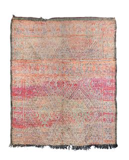 Vintage Moroccan Rug, 6’9” x 8’ (2.06 x 2.44 M)