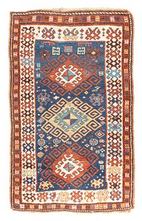 Antique Kazak Rug, 3’7” x 5’6” (1.09 x 1.68 M)