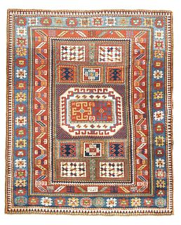 Antique Kazak Rug, 6’5” x 7’11” (1.96 x 2.41 M)