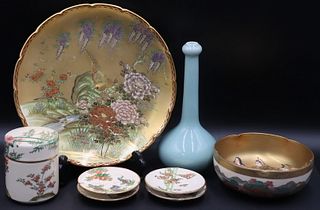 Collection of Japanese Satsuma Wares.