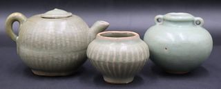 Grouping of Chinese Celadon Wares.
