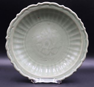 Chinese Longquan Celadon Glazed Bowl.