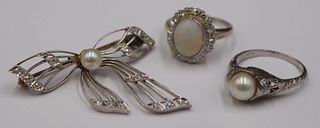JEWELRY. Pearl, Diamond and Opal Jewelry.