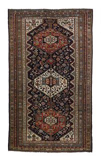 Antique Shriaz Rug, 5'8'' x 9'3'' (1.73 x 2.82 M)