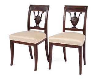 PAIR OF EMPIRE SIDE CHAIRS