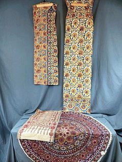 Group of 4 Batik Textiles