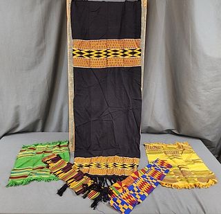 Group of 5 Vintage African Textiles