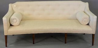 Federal style sofa with tapered legs. lg. 86in.