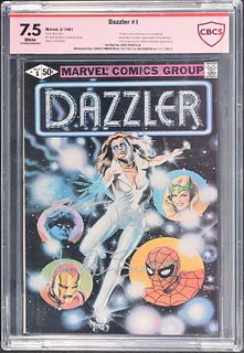 Marvel Comics DAZZLER #1, CBCS 7.5, Signed