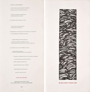 2 Large Richard Long Prints, Signed Editions