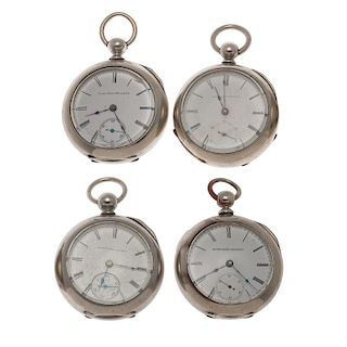 Elgin Size 18 Open Face Pocket Watches Ca. 1880