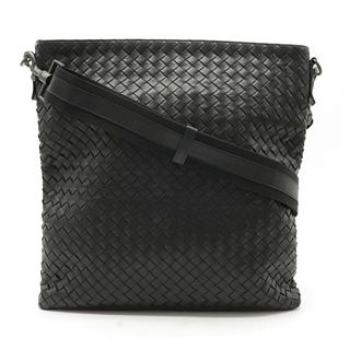 BOTTEGA VENETA Bottega Veneta intrecciato shoulder bag leather black 172736