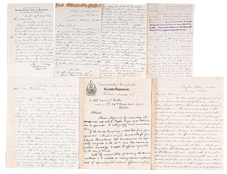 Colonel Francis Parker and 32nd Massachusetts Infantry, Related Civil War Letters & Documents 