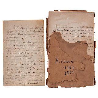 Battery M, New York 1st Light Artillery, Civil War Archive including Atlanta Diary and Resaca Battle Manuscript 