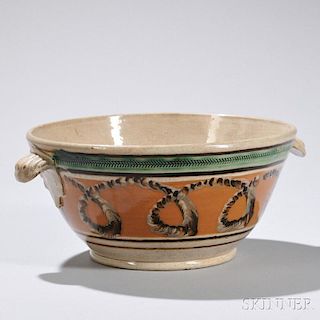 Mocha-decorated Pearlware Tureen