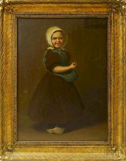 Addison T. Millar (American, 1860-1913)       Portrait of a Smiling Girl.
