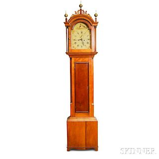 Federal Mahogany Tall Case Clock