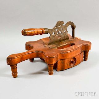 Red-stained Maple Tobacco Cutter
