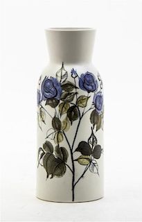 * A Porcelain Vase, Height 9 3/4 inches.