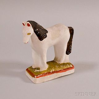 Chalkware Figure of a Horse