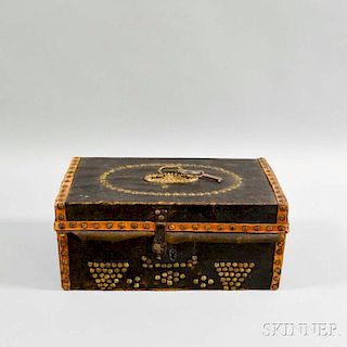 Brass Tack and Leather-clad Box