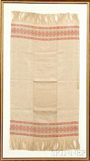 Centennial Embroidered Linen Towel