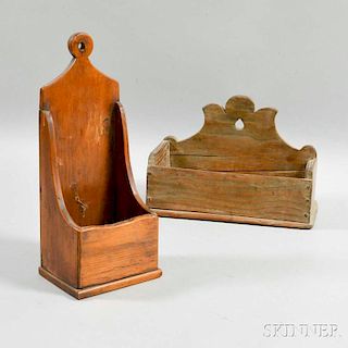 Two Pine Hanging Wall Boxes