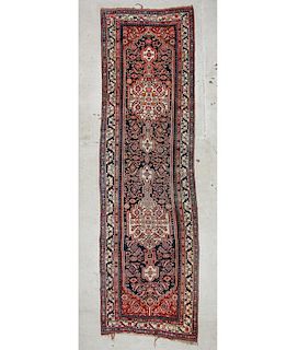 Antique Bidjar Rug: 4'2'' x 14'1'' (127 x 429 cm)