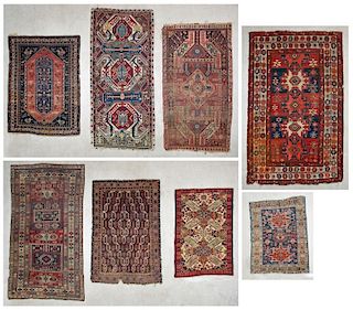 Estate Collection of 8 Antique Rugs
