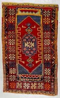 Antique Konya Rug: 3'7" x 5'8" (109 x 173 cm)