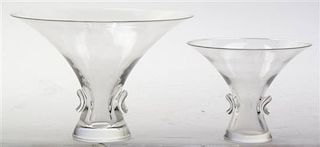 * Five Steuben Glass Articles, Height of tallest 8 1/2 inches.