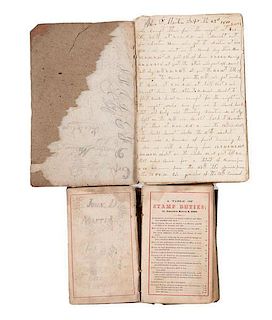 Pvt. John D. Martin, 25th Indiana Volunteers, Civil War Diary Plus Journal 