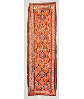 Old West Persian Kilim: 12' x 4' (366 x 122 cm)