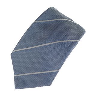 LOUIS VUITTON Louis Vuitton Necktie Silk Blue Stripe