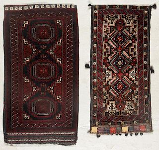 2 Old Afghan Beluch Rugs