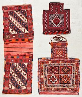 3 Semi-Antique West Persian Sumak Trappings