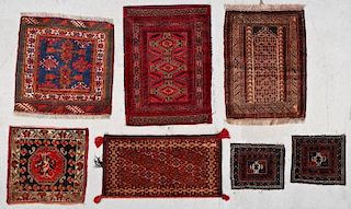 7 Old Turkmen/Persian Small Rugs/Trappings