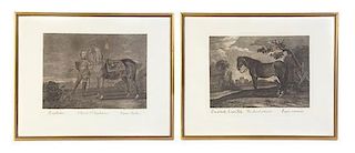 Twenty-One Continental Equestrian Engravings, 20TH CENTURY, AFTER JOHANN ELIAS RIDINGER (GERMAN, 1698-1767), Height of image 9 1