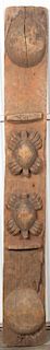 A Carved Wood Frieze, Length 73 inches.