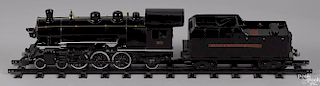 Buddy L Outdoor Loco and Tender, to include several pieces of track, overall - 40'' l.