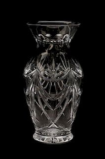 Large Waterford Cut Crystal 'Georgetown' Vase